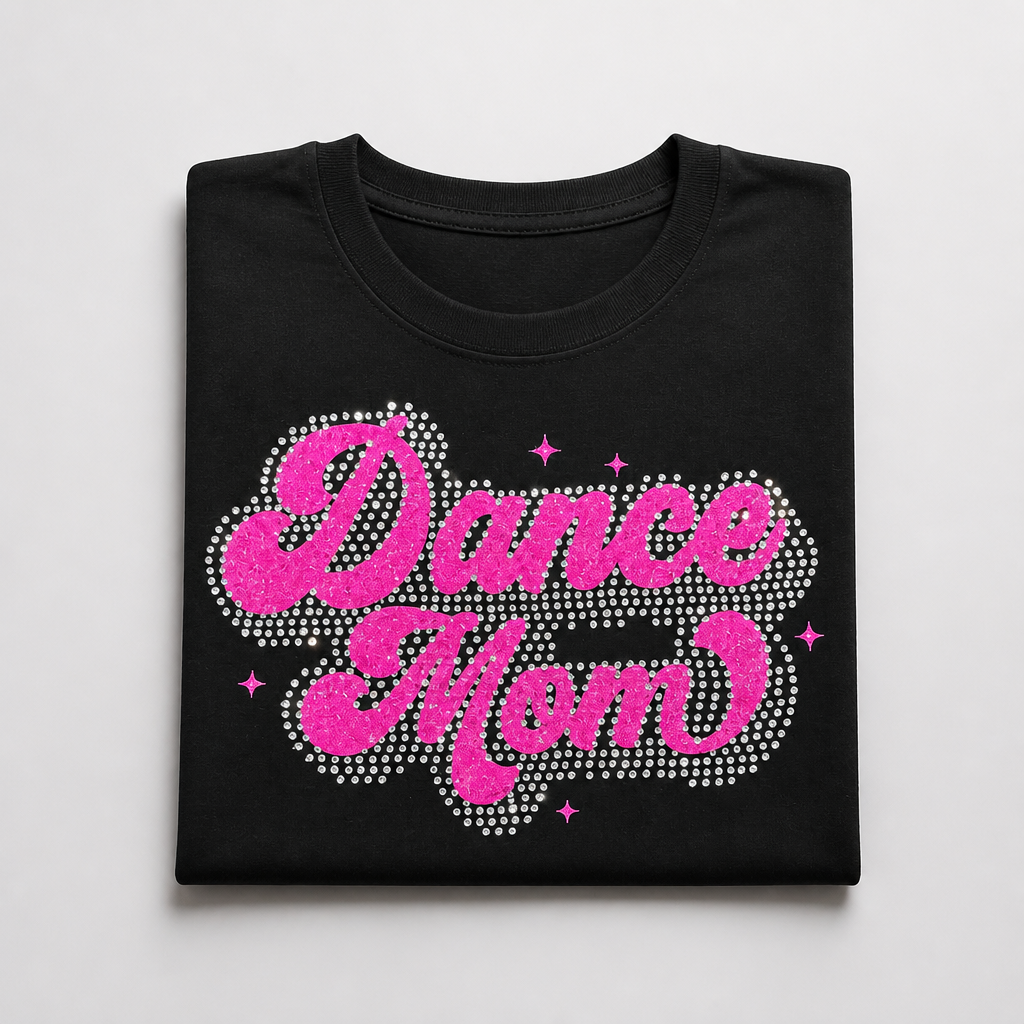 Dance Mom Rhinestone Tshirts Crafts by Serenity