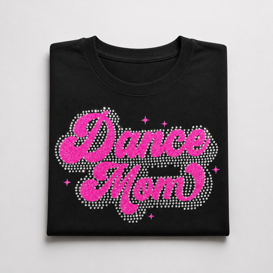 Dance Mom Rhinestone Tshirts Crafts by Serenity