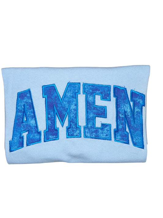 Amen Short Sleeve T-Shirt Crafts by Serenity